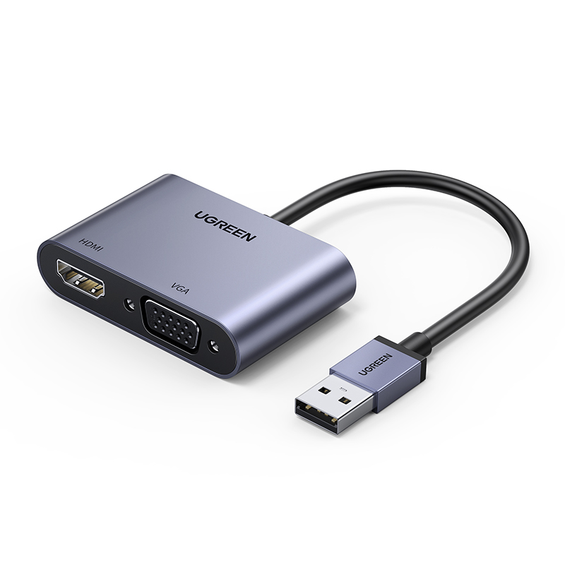 USB 3.0 to HDMI+VGA converter