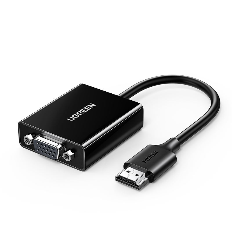 HDMI to VGA converter without Audio (with Power Port)