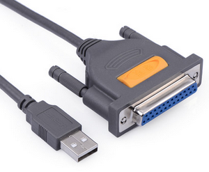USB 2.0 A To DB25 Female Parallel  Print Cable