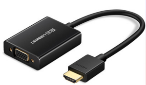 HDMI To VGA+3.5mm Audio With Power Port Converter
