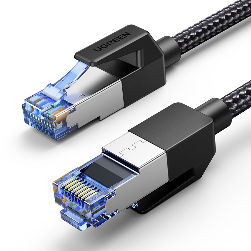 Cat8 CLASSⅠF/FTP Round Ethernet Cable With Braid